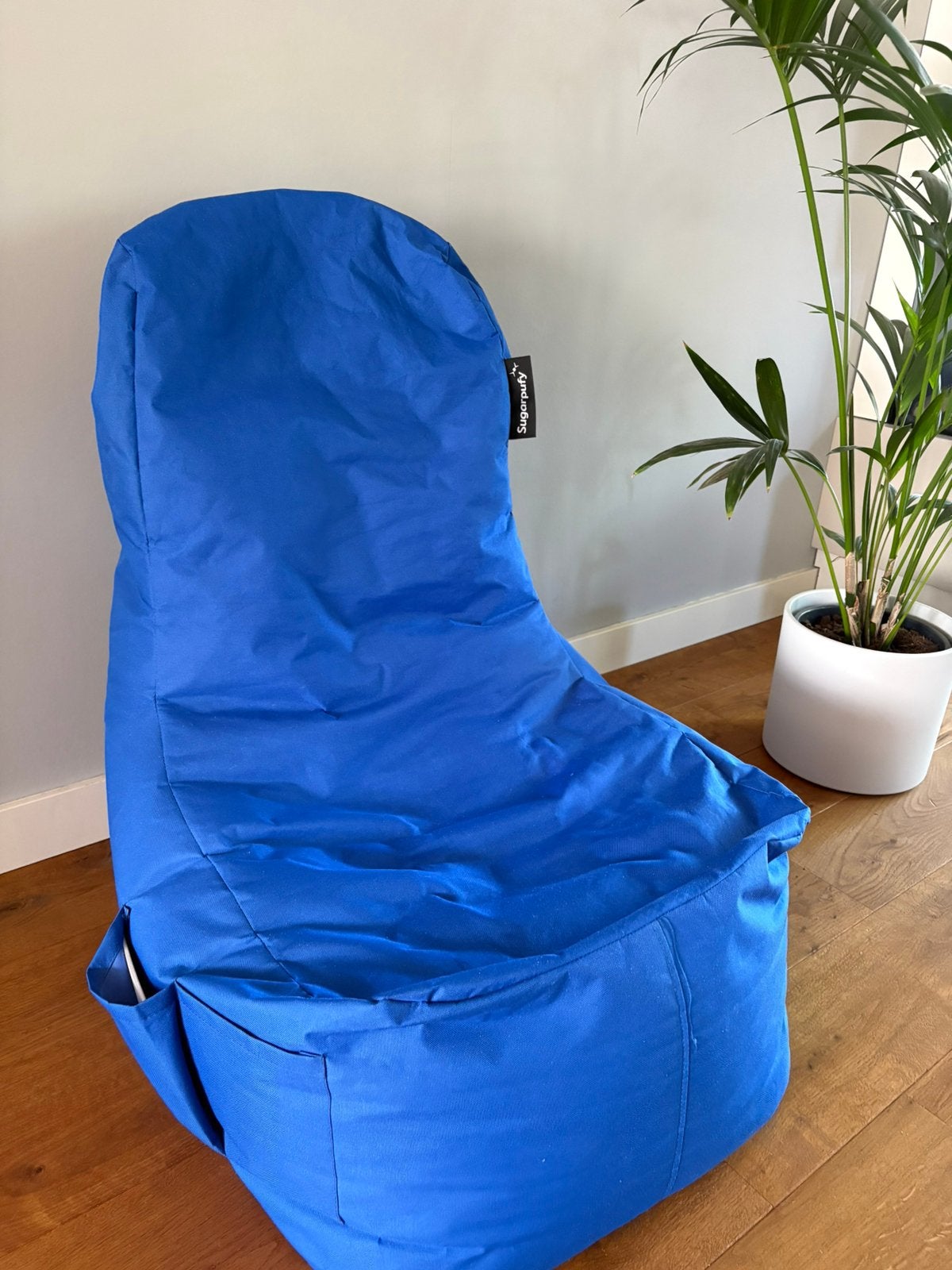Zitzak van Sugarpufy, Huis en Inrichting, Ophalen, Zo goed als nieuw, Blauw