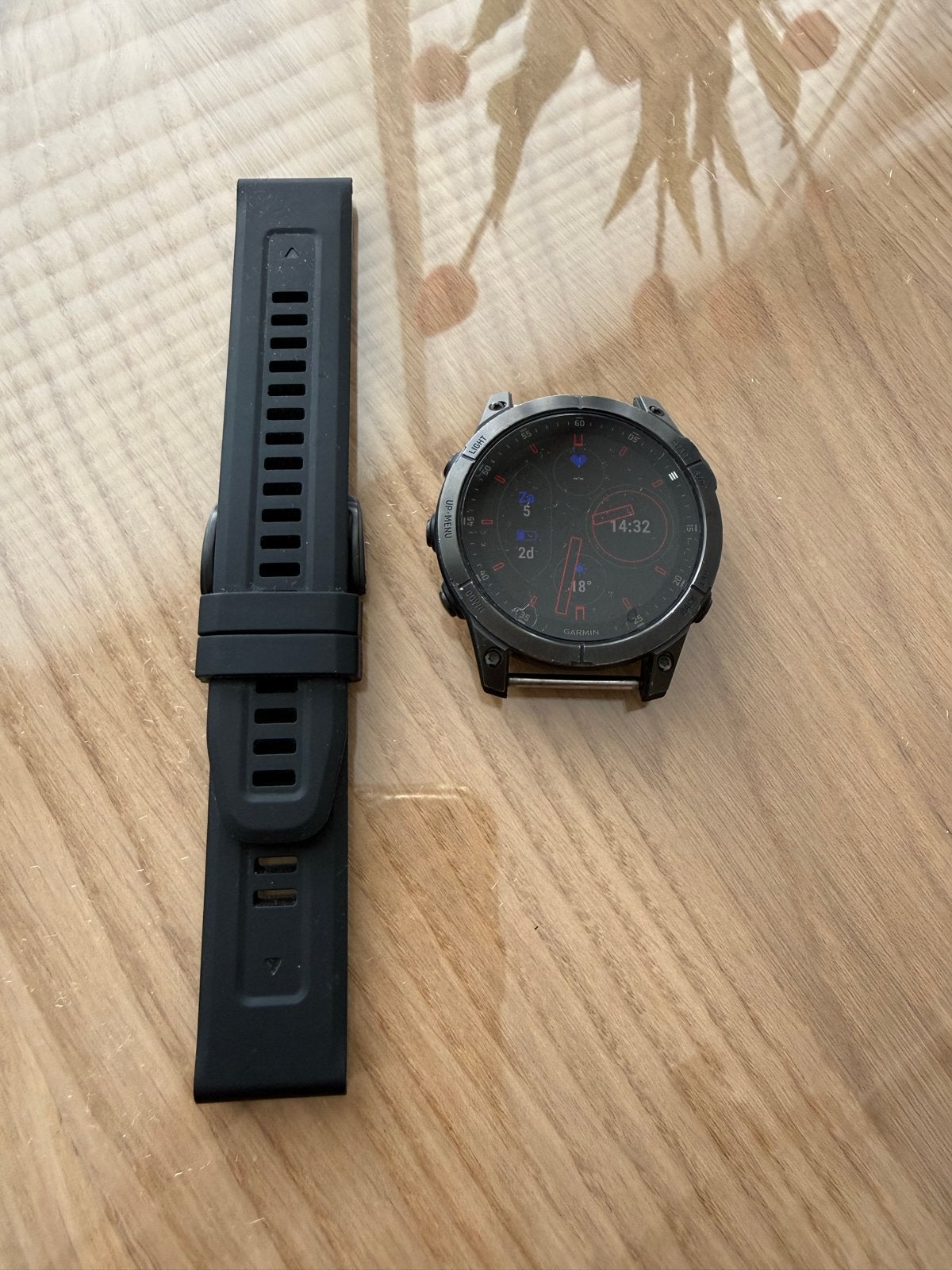 Garmin epix Pro (Gen 2) Sapphire 47mm – Titanium – Zwart, Sieraden, Tassen en Uiterlijk, Ophalen, Gebruikt, Zwart