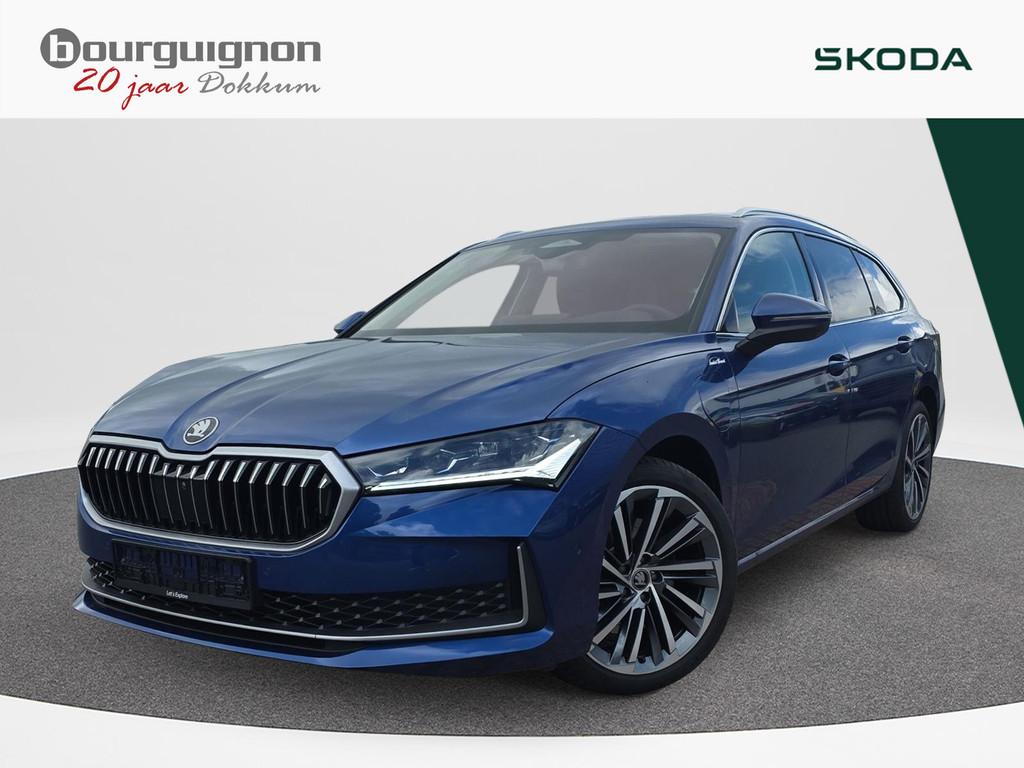 Skoda Superb Combi 1.5 TSI PHEV Laurin & Klement | VOL! | Tr, Auto's, Skoda, Euro 6, 4 cilinders, Blauw, 26 kWh