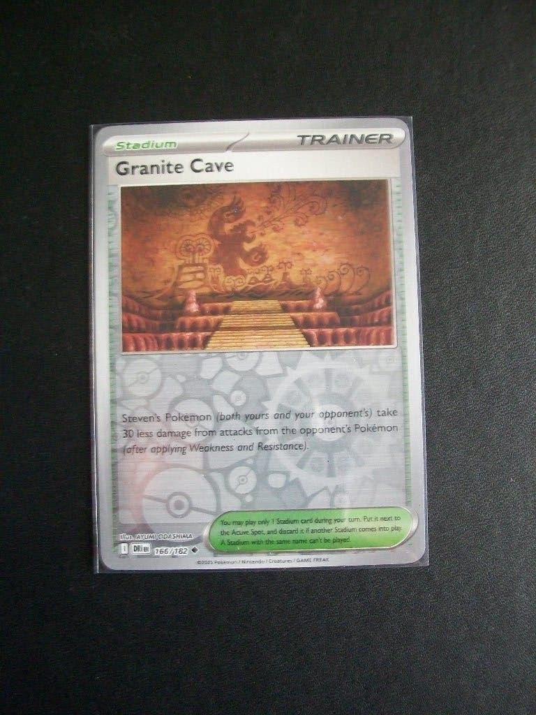 4233: Nieuwe Pokemon Kaart holofoil  GRANITE CAVE (166/182), Verzenden, Nieuw, Losse kaart, Foil
