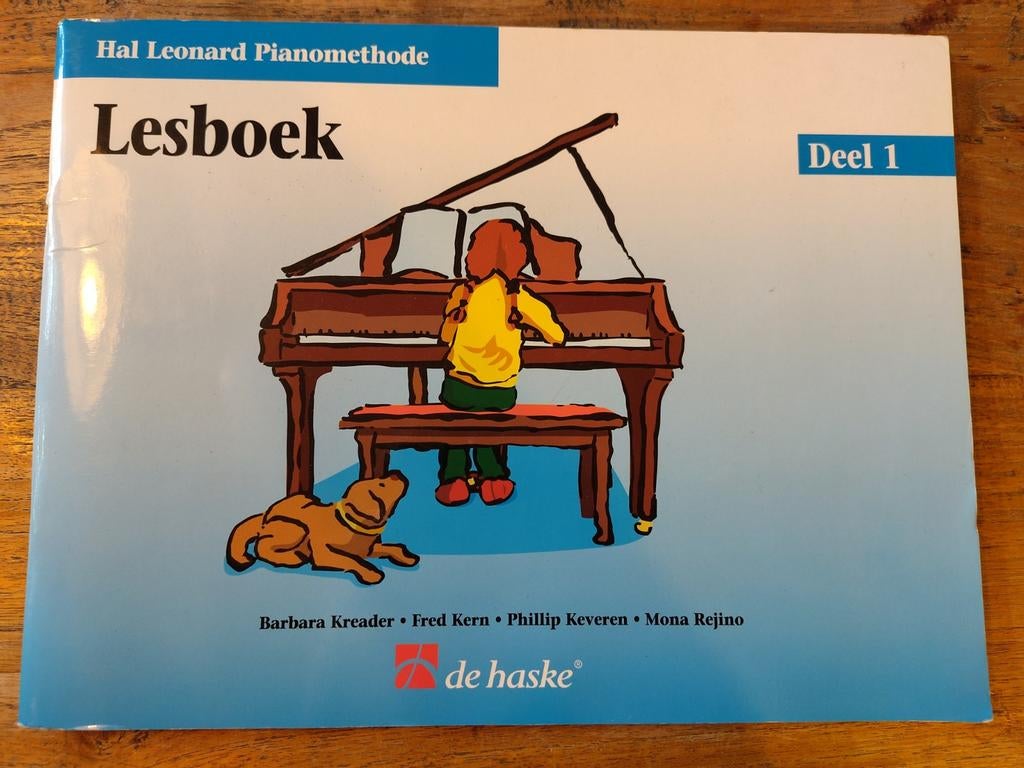 Hal Leonard Pianomethode Lesboek en Meespeel-cd deel 1, Boeken, Ophalen of Verzenden, Zo goed als nieuw, Diverse auteurs