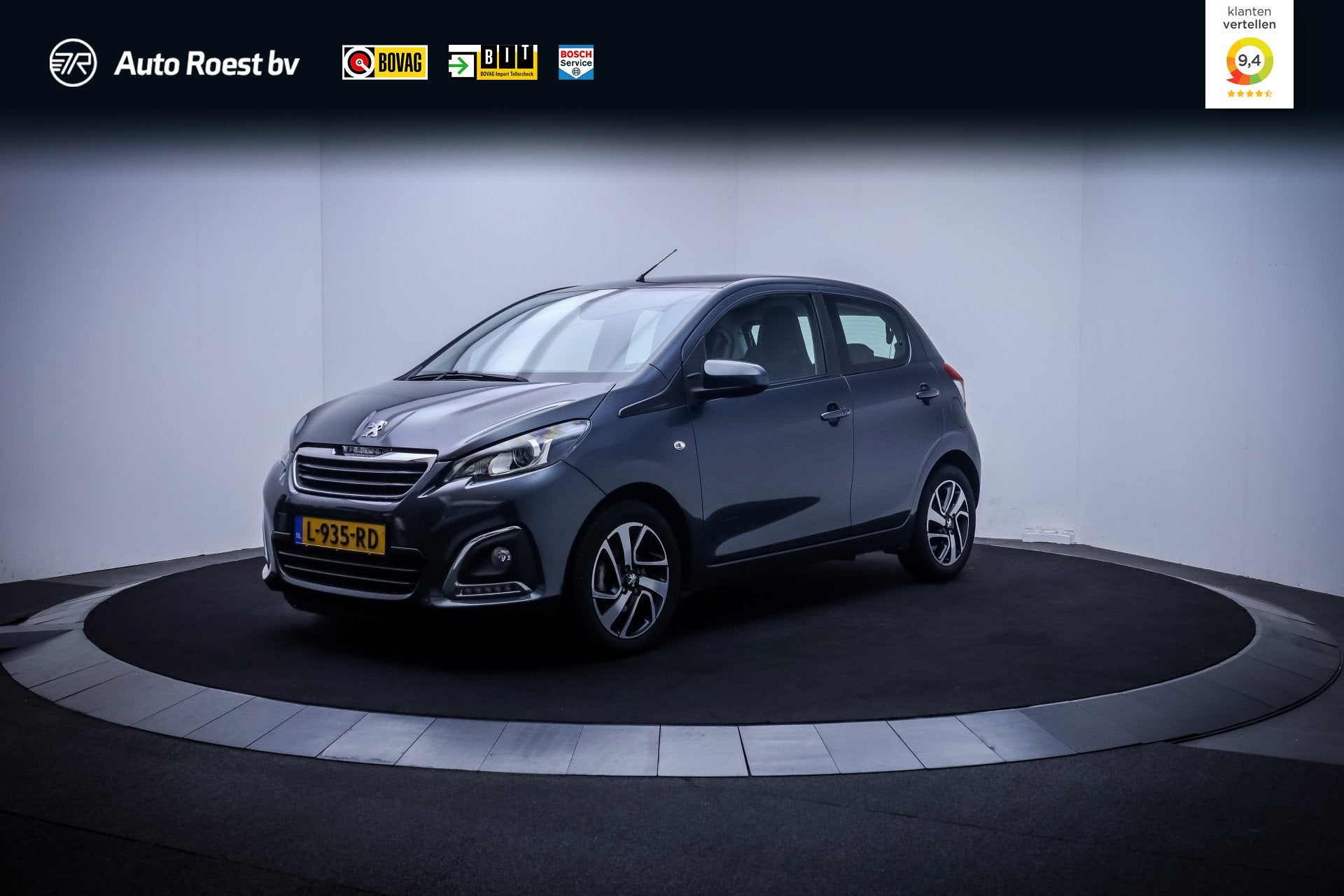 Peugeot 108 1.0 e-VTi Aut. ALLURE CAMERA | NAVI | CLIMA | KE, Stof, Gebruikt, 4 stoelen, 3 cilinders