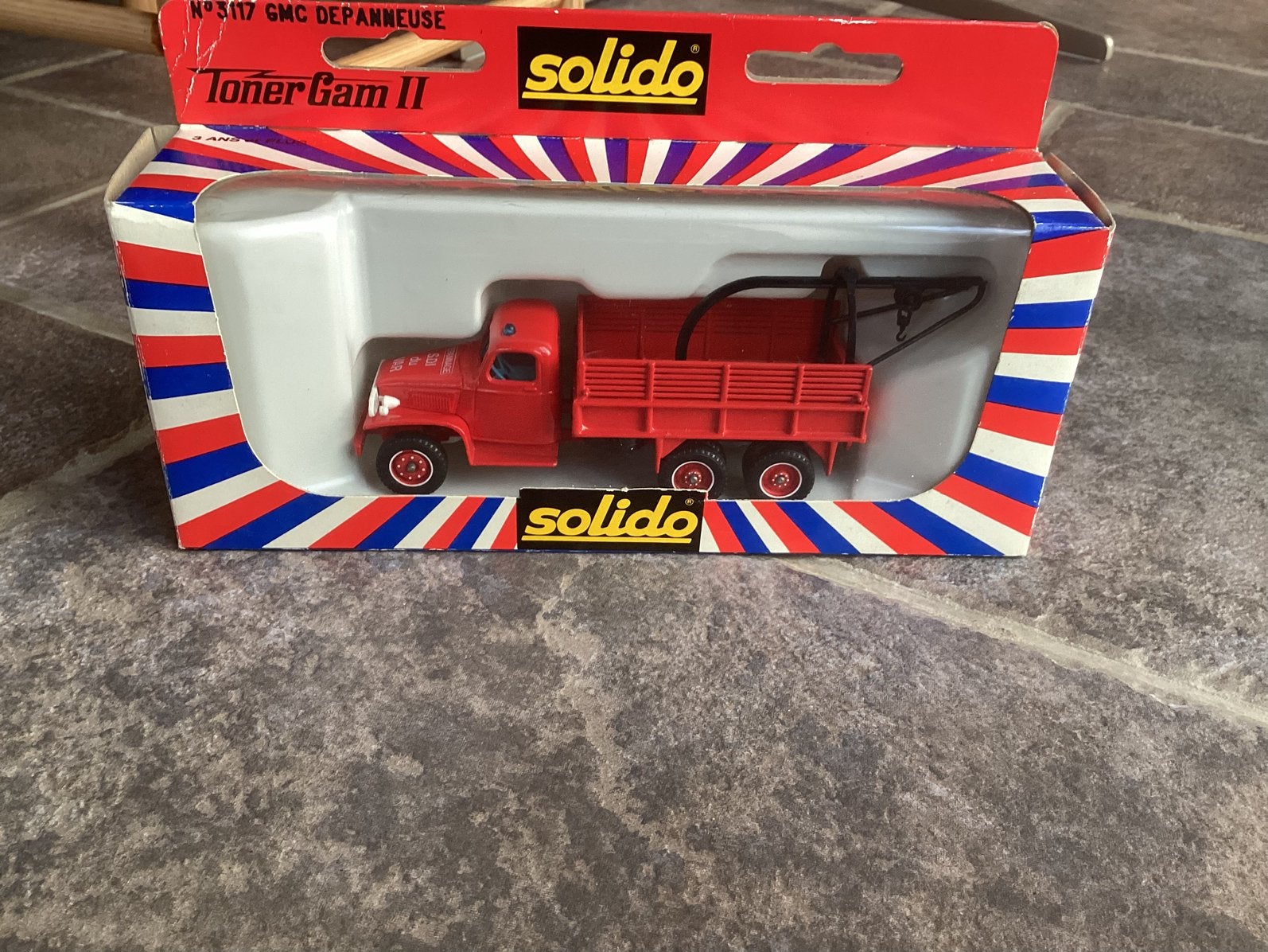 GMC Brandweerauto, Frankrijk Toner Gam II, Ophalen of Verzenden, Zo goed als nieuw, Auto, Solido
