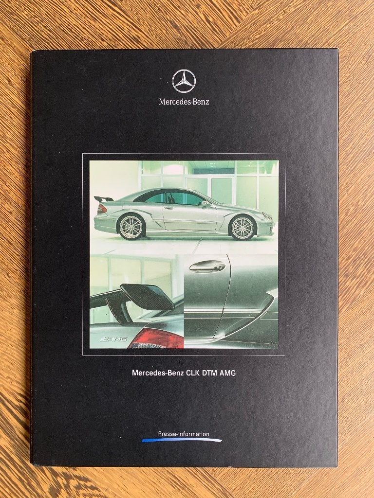 Persmap Mercedes-Benz CLK DTM AMG C209 2004 nieuw!, Nieuw, Mercedes-Benz, Mercedes, Ophalen of Verzenden