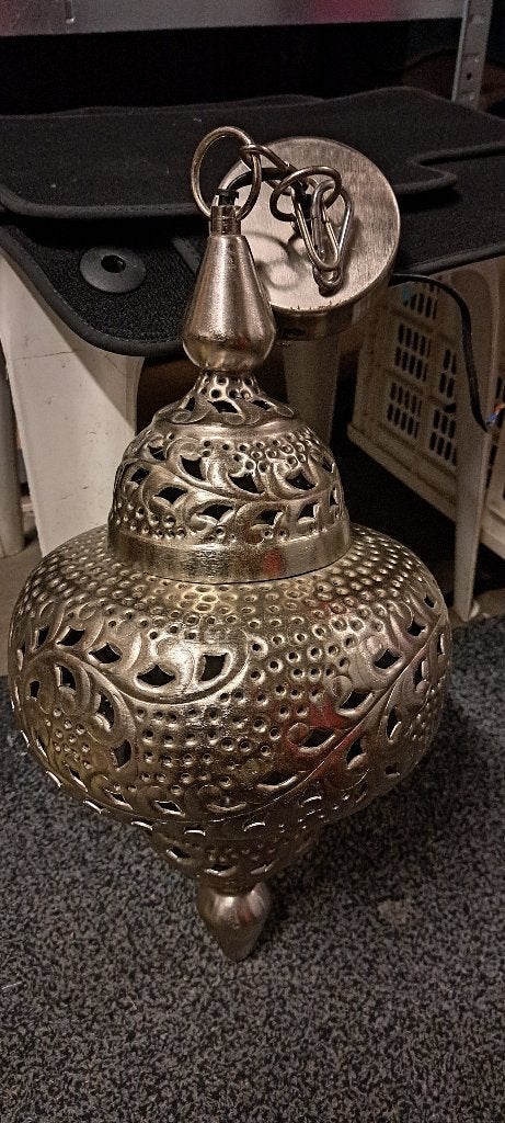 Marokkaanse hanglamp, Ophalen, E27 (groot), Zo goed als nieuw, Oosters
