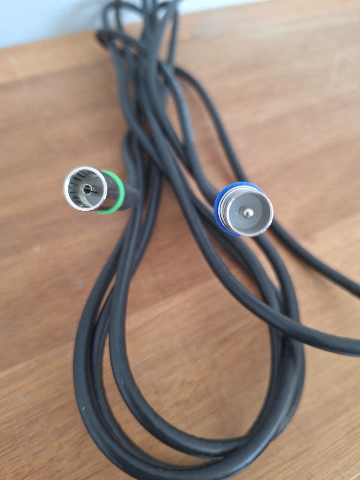 Technetix Coax Kabel - 3 Meter - Digitaal, Zwart, Ophalen of Verzenden, Gebruikt, 2 tot 5 meter, Coaxiale kabel