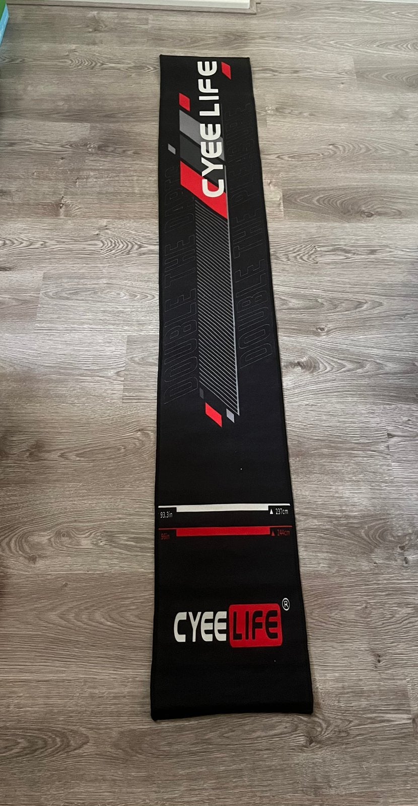 NIEUWE dartmat 30x200 cm inclusief afstandstreep., Sport en Fitness, Ophalen of Verzenden, Nieuw, Overige typen