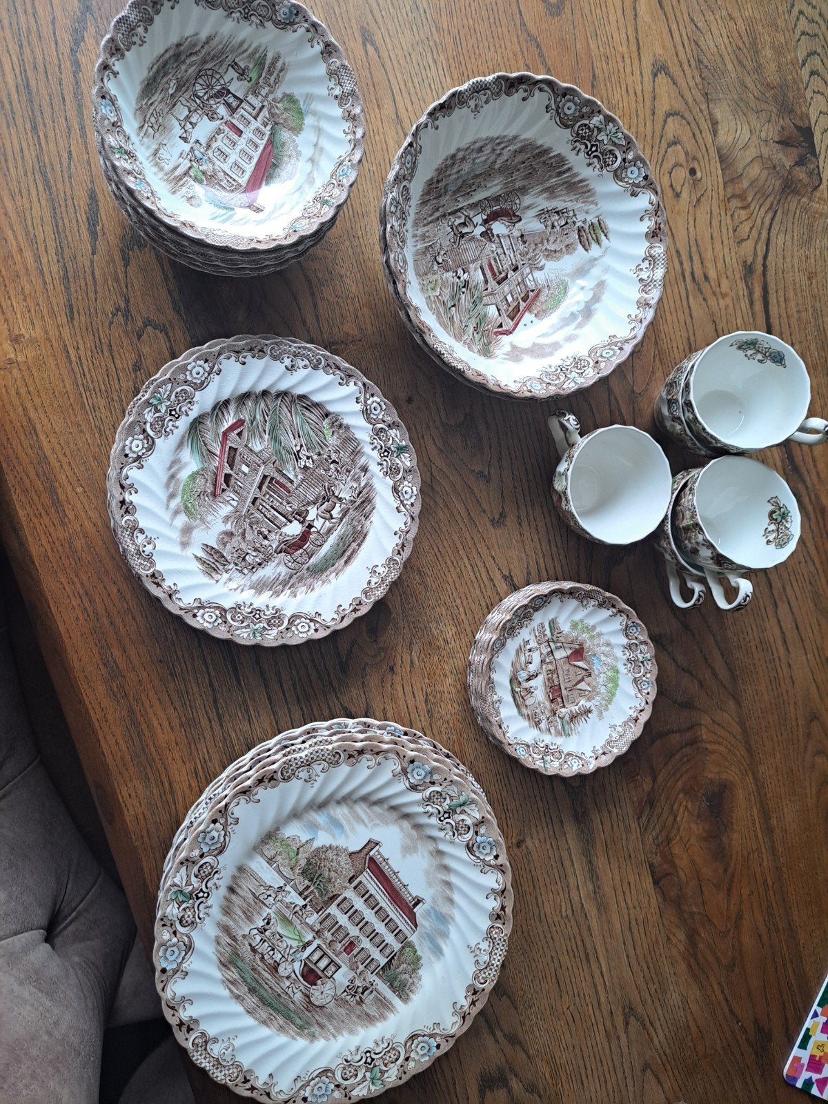Heritage Hall Pennsylvania Fieldstone Servies - 31 delig, Ophalen