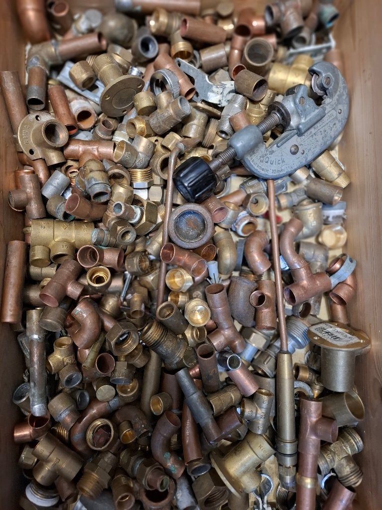 koperen soldeer fittingen 13 kg, Ophalen, Gebruikt, Koper, Overige typen