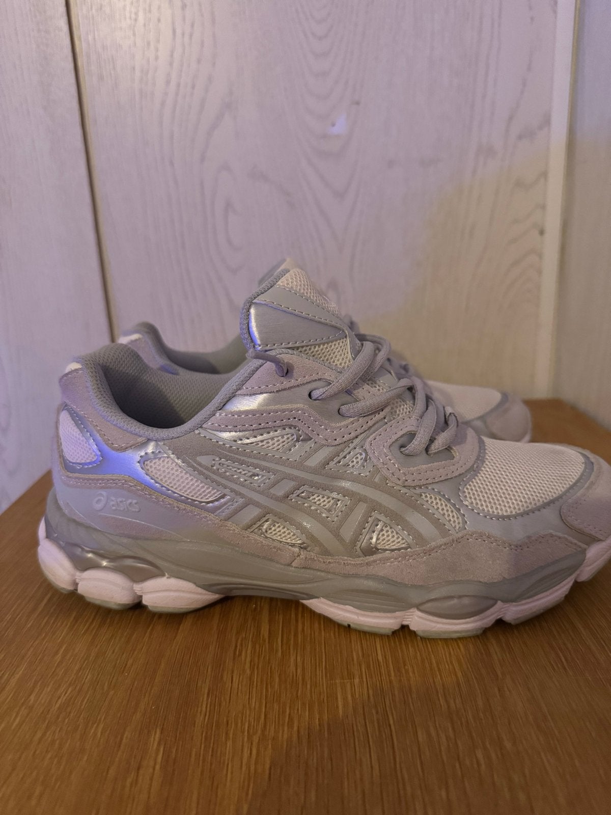 Asics Gel-NYC Grijs Heren Sneakers - Maat 43,5, Kleding | Heren, Schoenen, Ophalen of Verzenden, Zo goed als nieuw, Overige kleuren