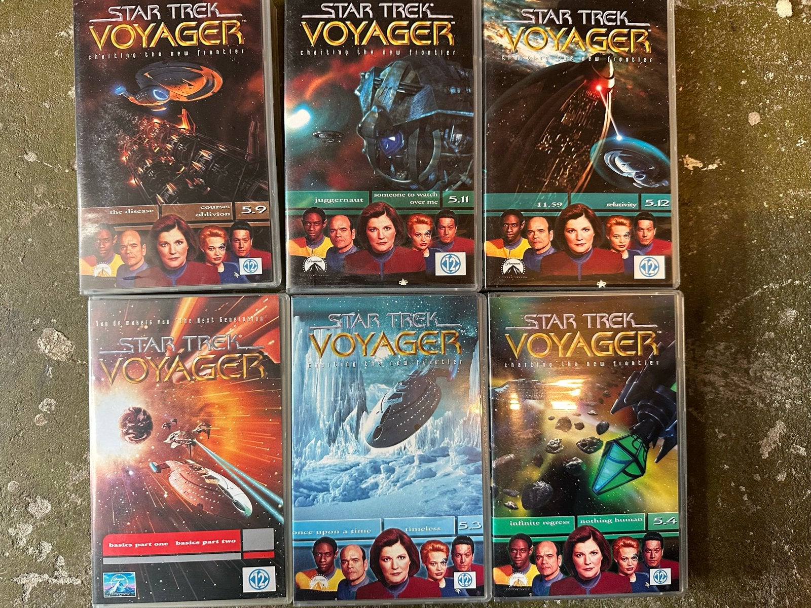 Grote Star Trek VHS collectie - Original Series, Voyager, Fi, Cd's en Dvd's, VHS | Film, Vanaf 12 jaar, Ophalen, Gebruikt, Science Fiction en Fantasy