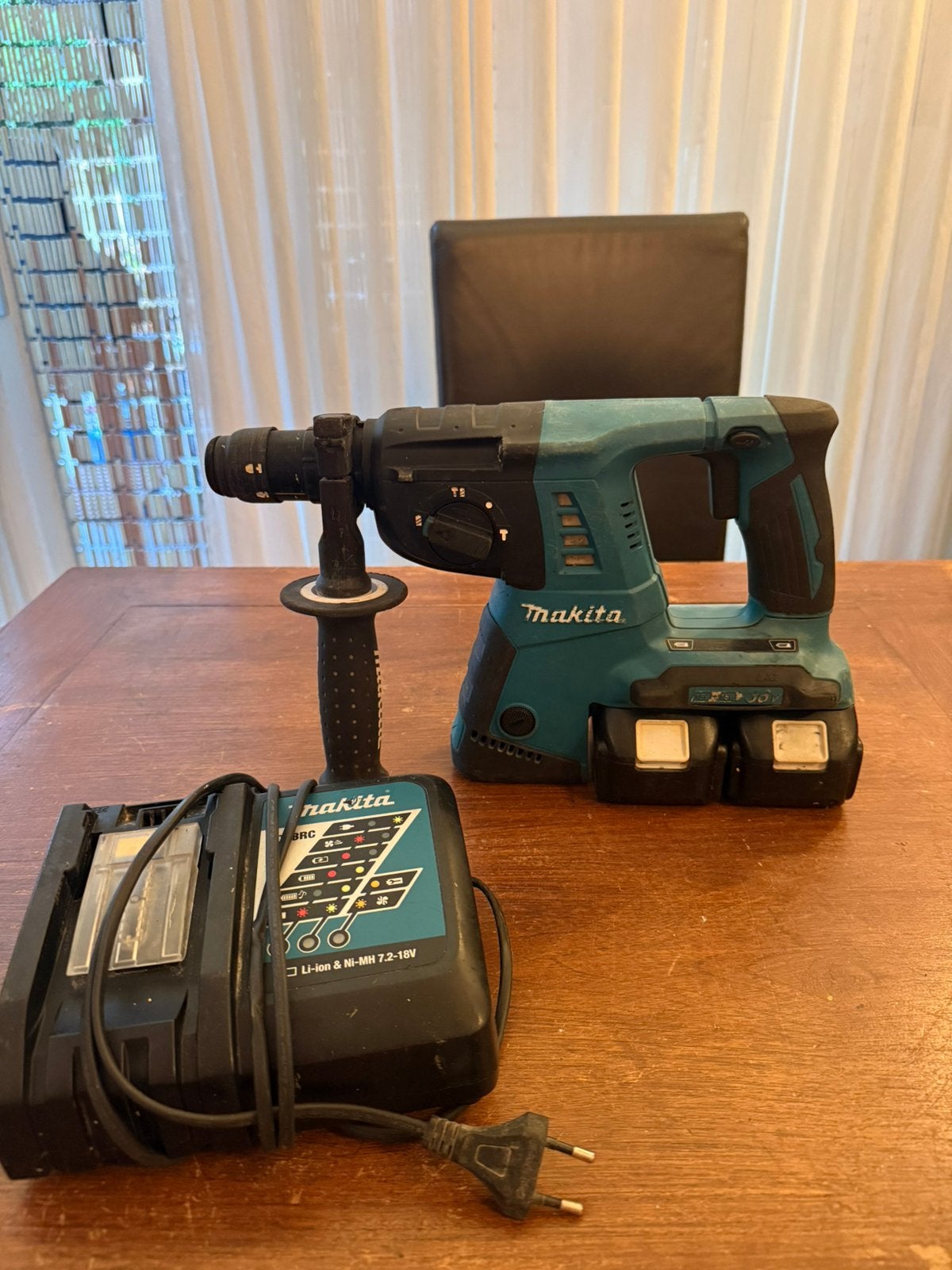 Te koop Makita DHR 264 set, Doe-het-zelf en Verbouw, Gereedschap | Boormachines, Ophalen of Verzenden, Gebruikt