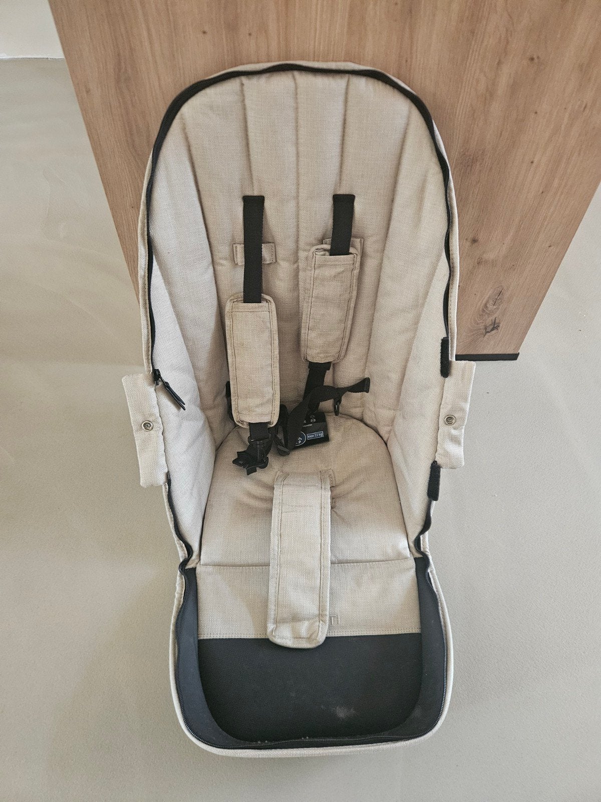 Dubatti One kinderwagen zitje - Beige, Verzenden