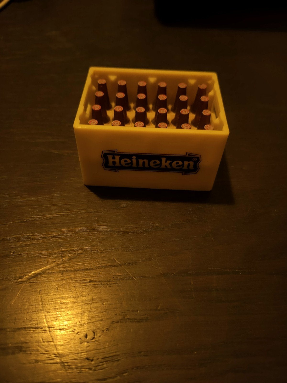 Flesopener kistje Heineken, Verzamelen, Ophalen of Verzenden, Zo goed als nieuw, Flesopener, Heineken