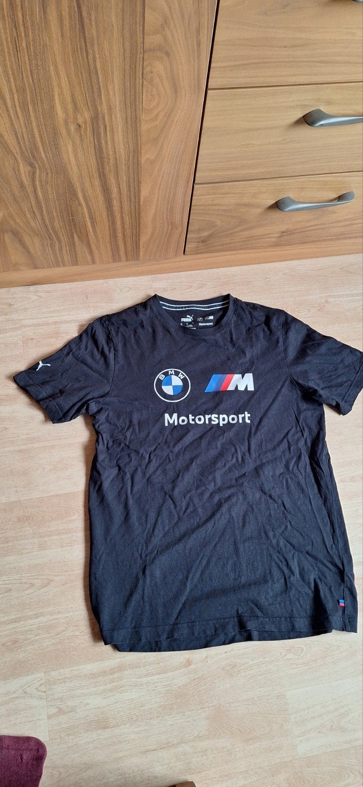 bmw M motorsport t shirt  maat M puma, Kleding | Heren, Ophalen of Verzenden, Nieuw, Zwart