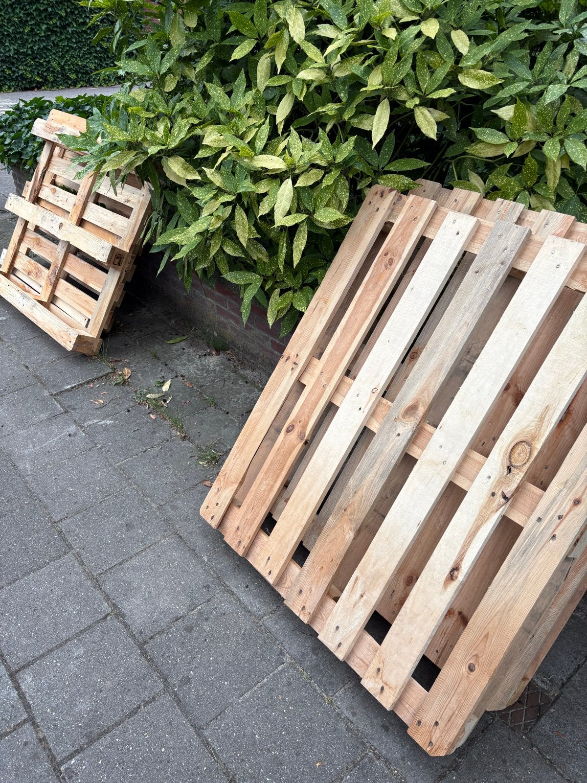 4 Houten Pallets, gratis op te halen (1m bij 1.20m), Ophalen, Gebruikt, 100 cm of meer, 60 cm of meer