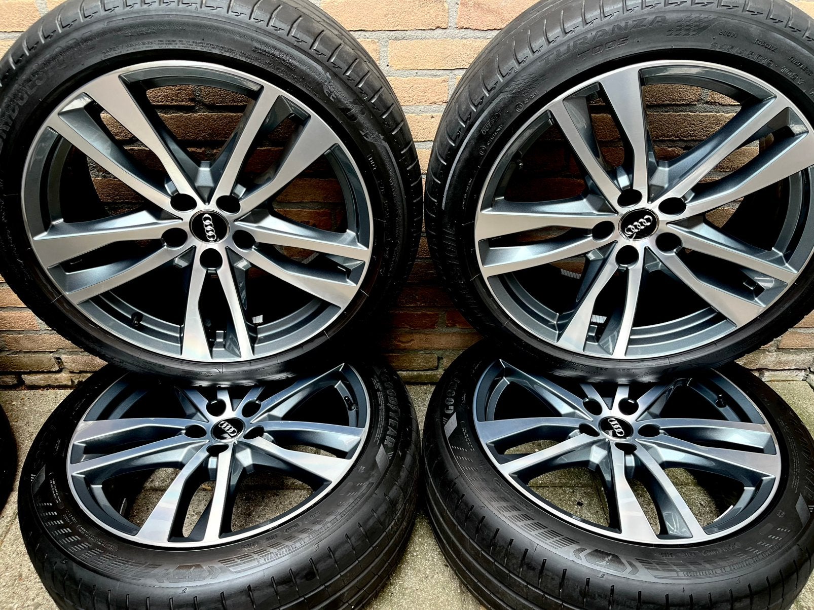19” orig. Audi A6 S6 RS6  A7 S7 Goodyear zometset, 19 inch, Banden en Velgen, Ophalen of Verzenden, Zomerbanden
