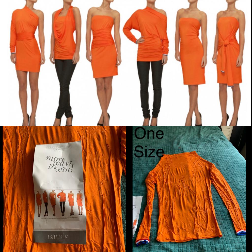 Diverse oranje kleding, Ophalen of Verzenden, Zo goed als nieuw, Feestartikel, Oranje of Koningsdag