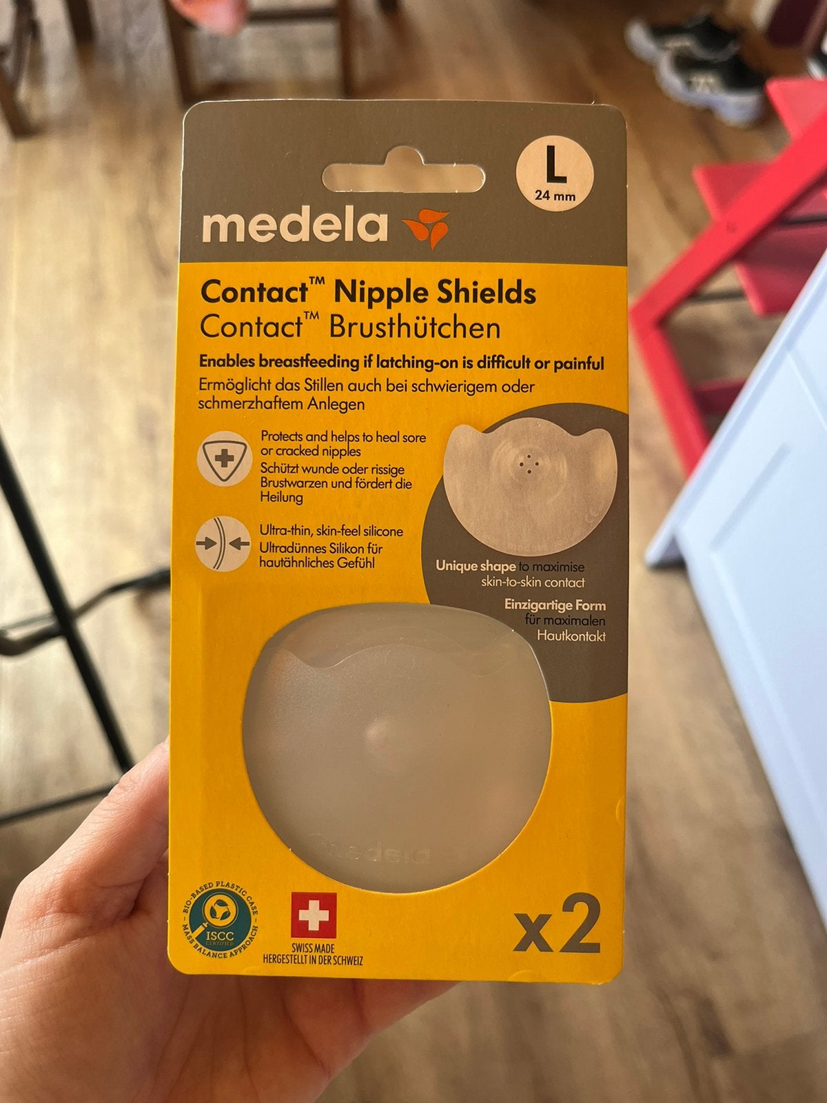 Medela tepelhoedjes 24 mm in de verpakking gratis, Ophalen of Verzenden, Nieuw, Zwangerschap en Bevalling