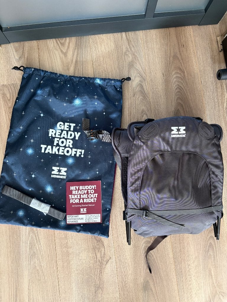Minimeis G4 schouderdrager, Kinderen en Baby's, Overige merken, Ophalen of Verzenden, Zo goed als nieuw, Rug