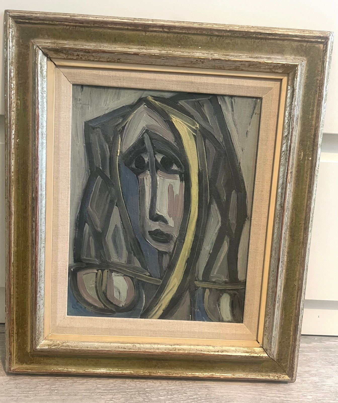 Jacques Grinberg olieverf schilderij Nouvelle Figuration, Ophalen of Verzenden