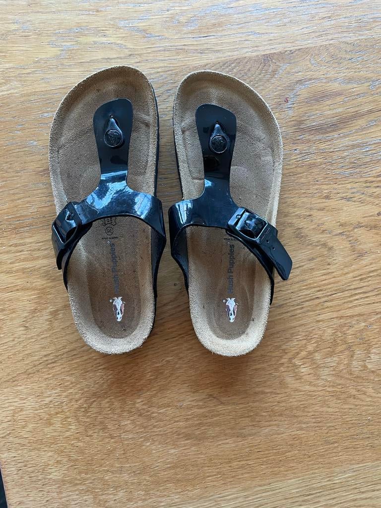 Hush Puppies slipper zwart lak maat 36, Kinderen en Baby's, Kinderkleding | Schoenen en Sokken, Ophalen, Meisje, Overige typen
