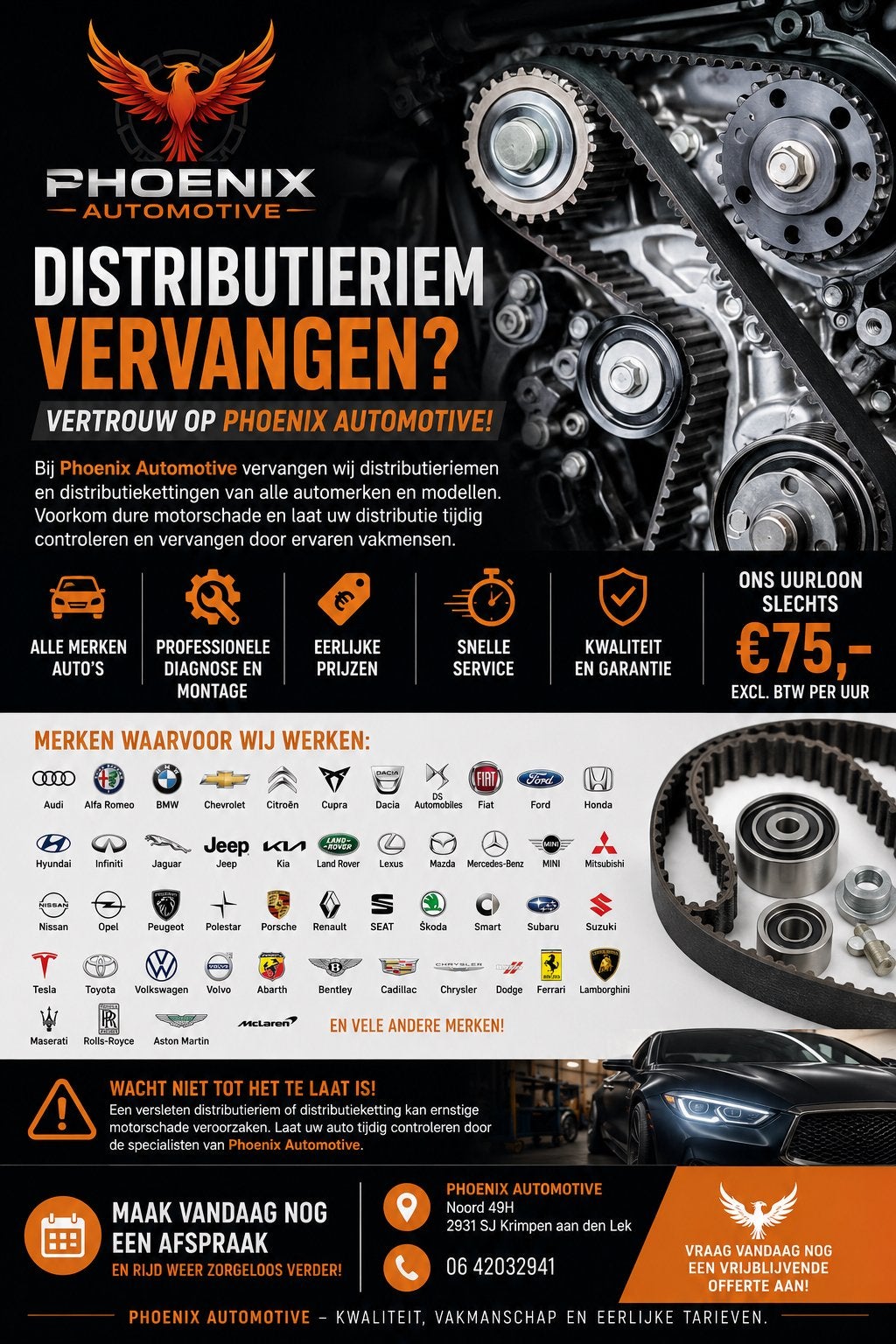 Distributieriem Vervangen? Wij Staat Voor U Klaar!, Ophalen