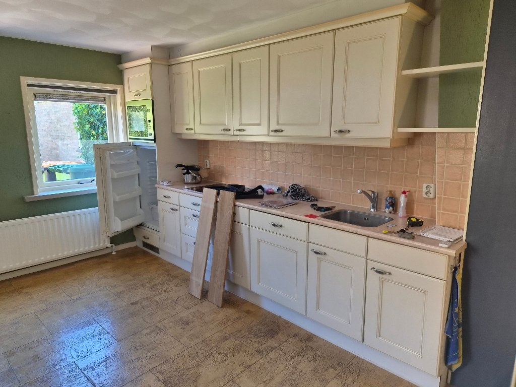 Keuken met apparatuur, Huis en Inrichting, Ophalen, Gebruikt, Overige typen, Hout