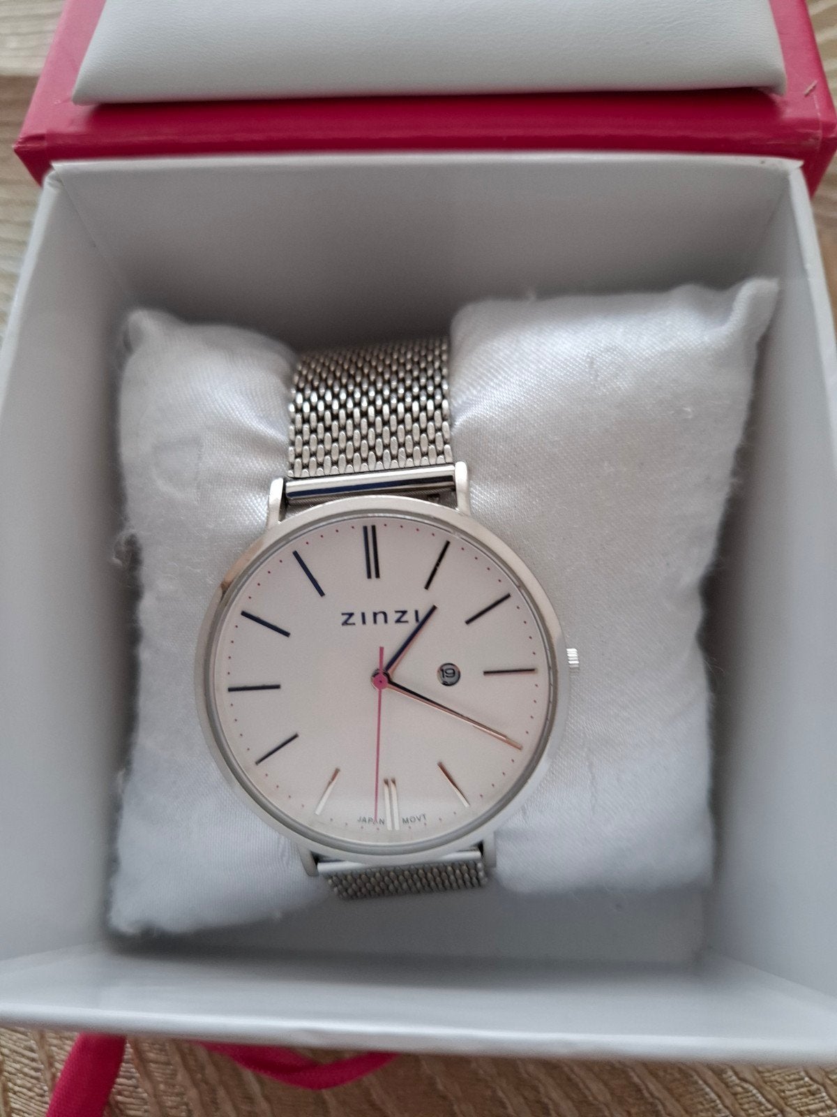 Zinzi horloge met stalen bandje - Zo goed als nieuw, Overige merken, Staal, Staal, Polshorloge