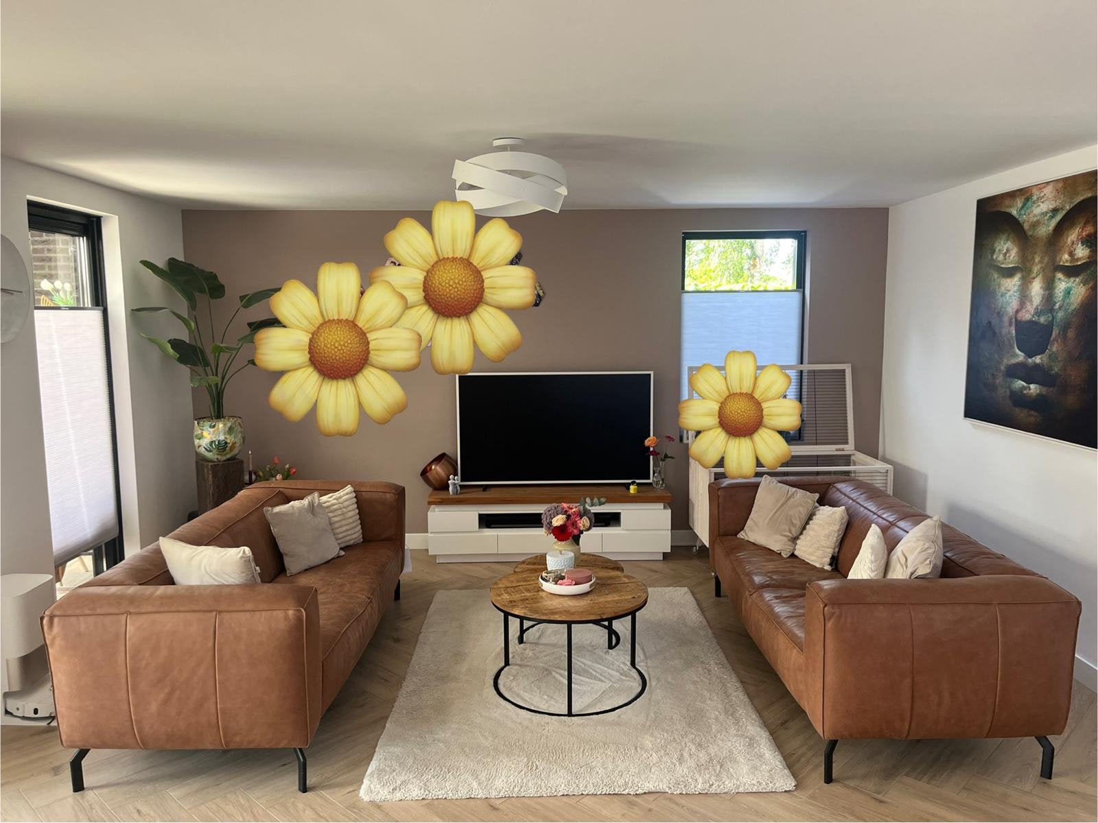Lederland cognac leren bankstel 230x95x76 (2x), Huis en Inrichting, Banken | Bankstellen, Ophalen, Gebruikt, Driepersoons, Rechte bank