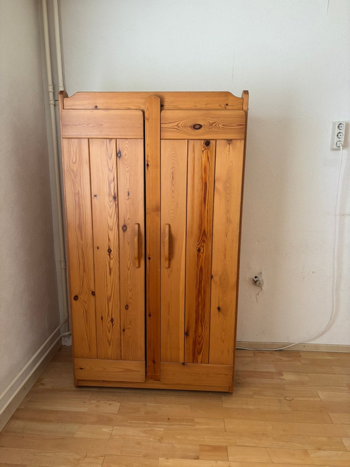 Grenen kinder kledingkast, Huis en Inrichting, Ophalen, Gebruikt, 50 tot 100 cm, 150 tot 200 cm