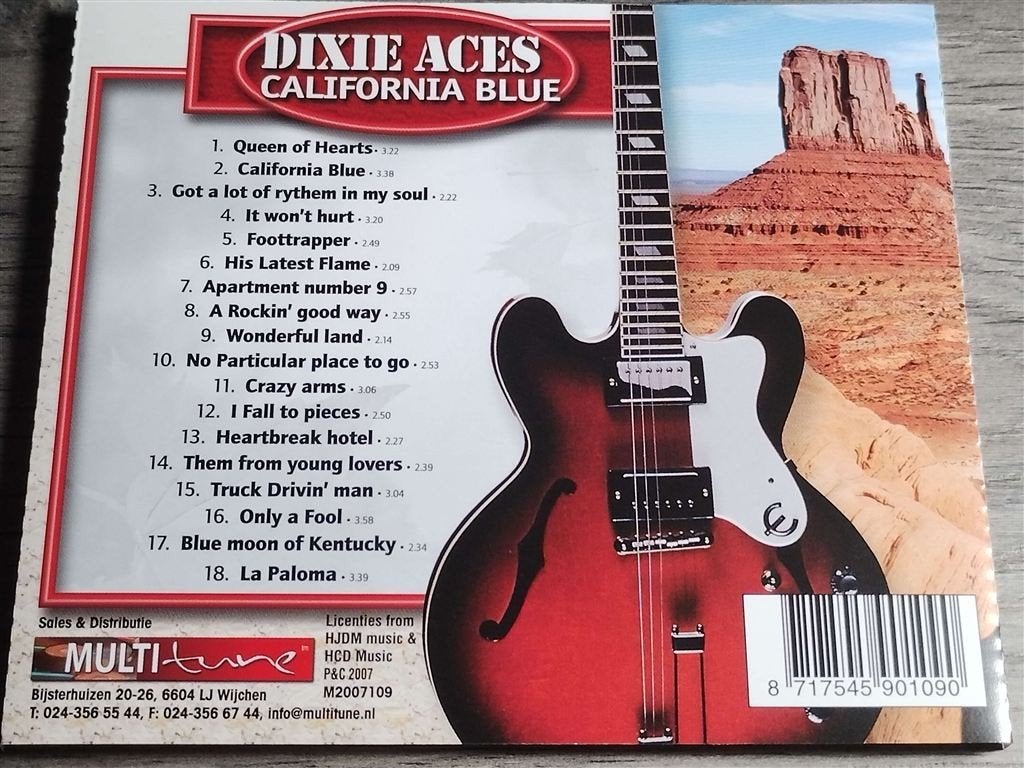 Dixie Aces - California Blue, Ophalen of Verzenden, Zo goed als nieuw