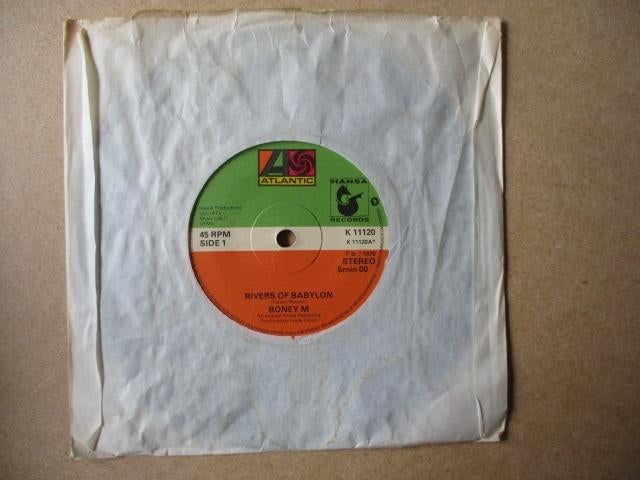 s0844 boney m - rivers of babylon 5, Ophalen, Gebruikt, Overige genres, 7 inch