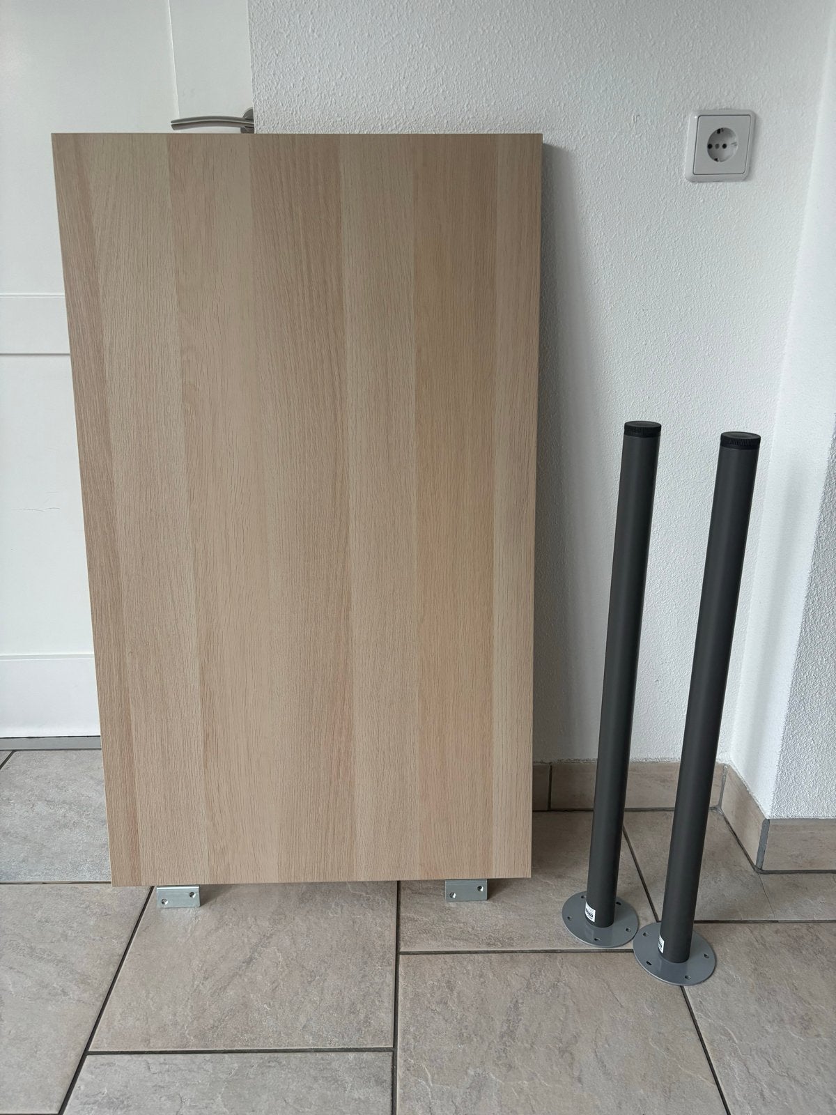 IKEA Linnmon Tafelblad met Adils poten (100x60 cm), Huis en Inrichting, Ophalen, Gebruikt, 100 tot 150 cm, 50 tot 100 cm