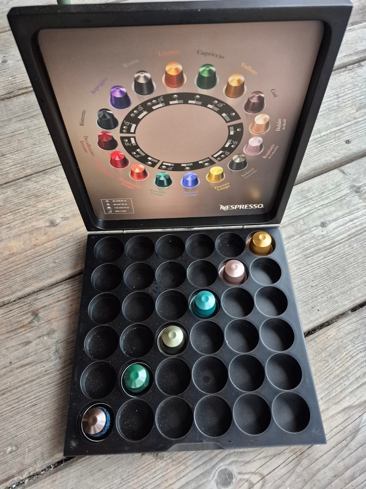 Nespresso capsulehouder / opbergdoos, Kunststof, Ophalen of Verzenden, Zwart, Overige merken