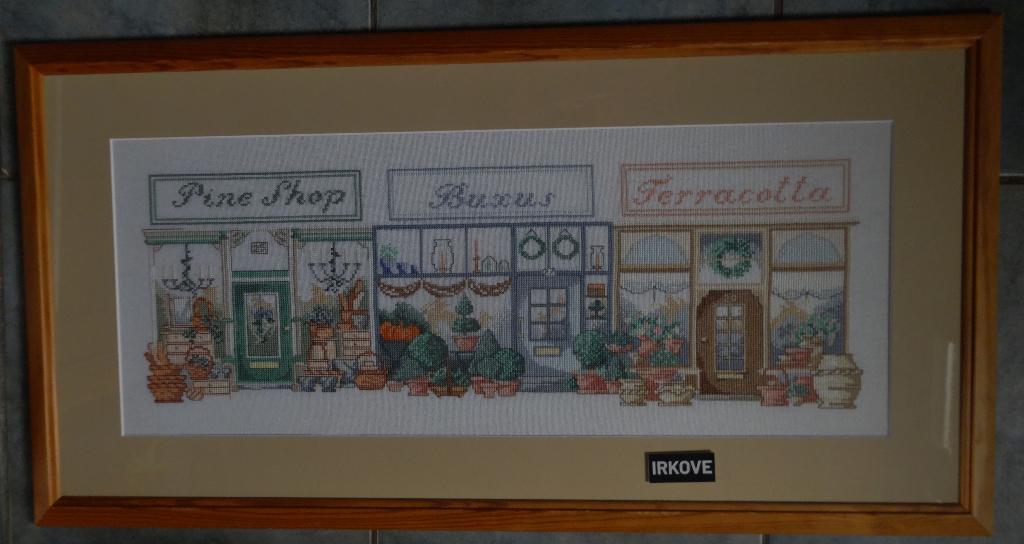 WINKEL GALERIJ * GEBORDUURD * In Lijst *, 84 cm, Verzenden, Textiel, Nieuw