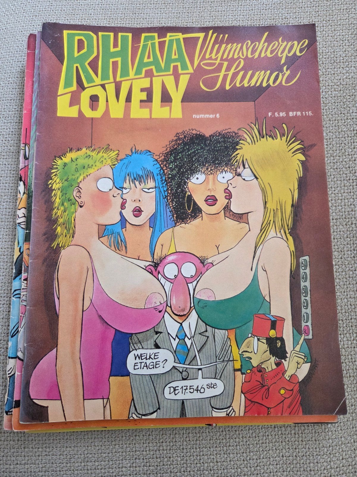 Rhaa Lovely Vlijmscherpe Humor - Diverse Nummers, Boeken, Ophalen of Verzenden, Gelezen, Diverse auteurs, Cartoons