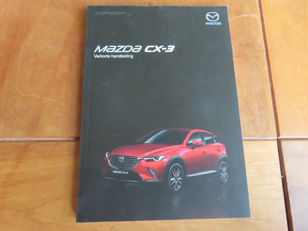 Instructieboek Mazda CX-3 2016 incl. audio, zeer mooi, Auto diversen, Handleidingen en Instructieboekjes, Ophalen of Verzenden