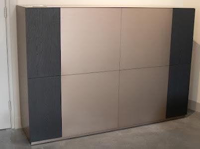Opbergkast, Brons/zwart, Coesel, Capri (Nieuw!), Doe-het-zelf en Verbouw, Platen en Panelen, Ophalen of Verzenden, Nieuw