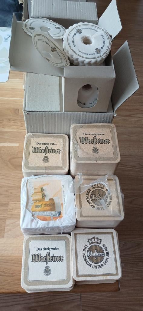 Warsteiner Viltjes - Diverse Soorten (Nieuw), Verzamelen, Biermerken, Ophalen of Verzenden