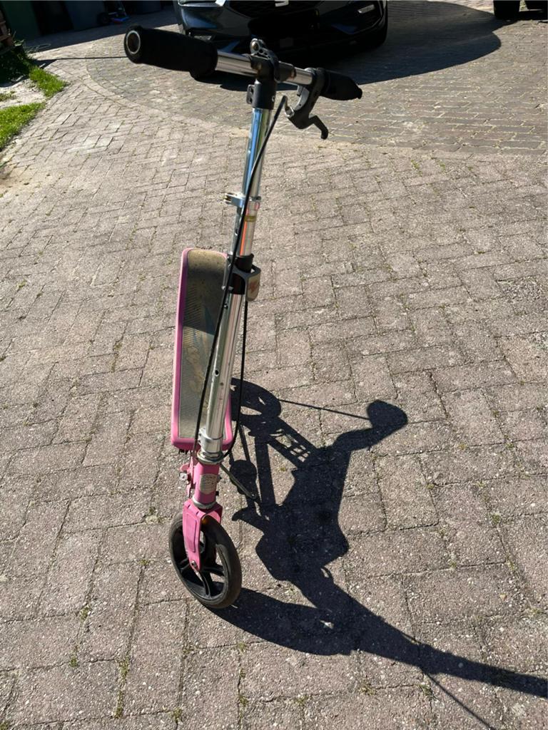 Roze spacescooter, Fietsen en Brommers, Steps, Ophalen, Gebruikt, Gewone step