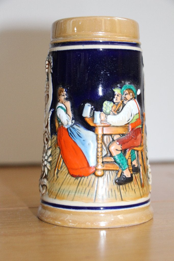 Stenen Duitse bierpul, Verzenden, Zo goed als nieuw, Pul(len), Overige merken
