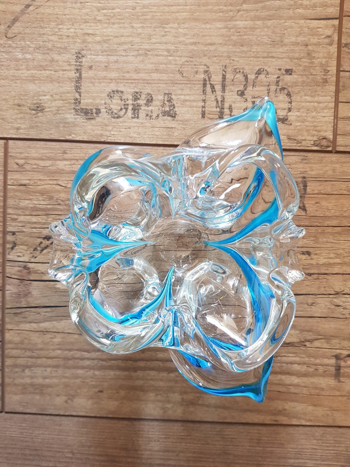 Murano schaal in de vorm van een vlinder / design glaswerk, Antiek en Kunst, Kunst | Designobjecten, Glas, Handgemaakt, Ophalen of Verzenden