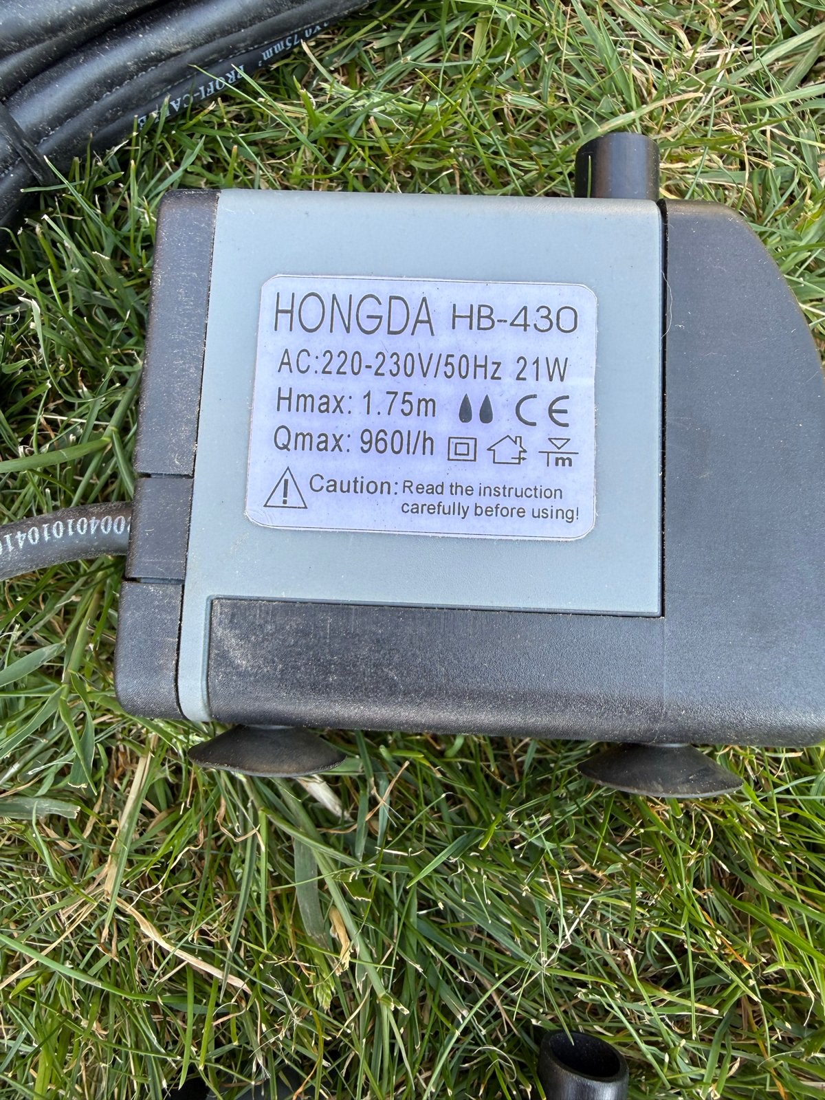 HONGDA HB-430 Vijverpompen - 2 stuks, Tuin en Terras, Waterpompen, Ophalen, Gebruikt, Elektrisch, Overige typen