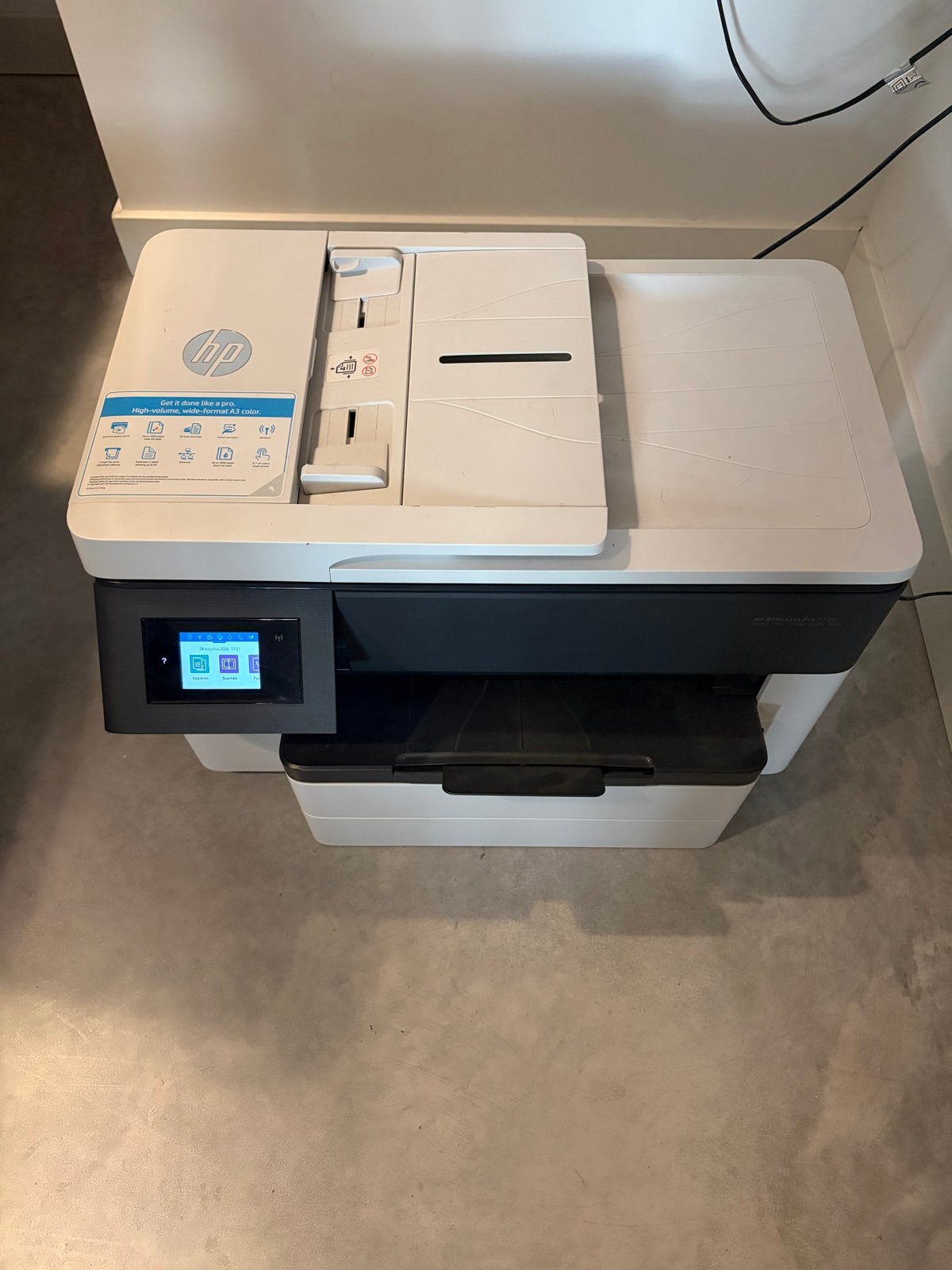 HP OfficeJet Pro 7730 All-in-One A3 Printer, Computers en Software, Printers, Ophalen, Gebruikt, Inkjetprinter, All-in-one