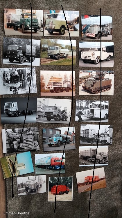 DAF truck foto's  21 stuks, Verzamelen, Ophalen of Verzenden, Gebruikt, Auto's