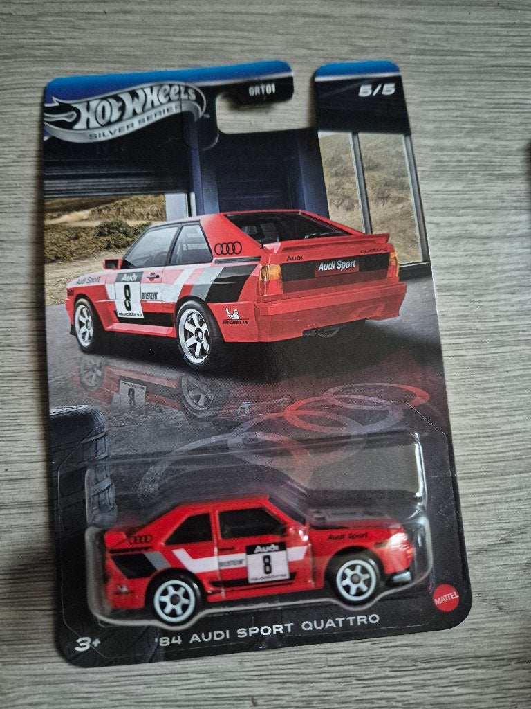 Hot Wheels '84 Audi Sport Quattro Silver Series, Ophalen of Verzenden, Nieuw, Auto