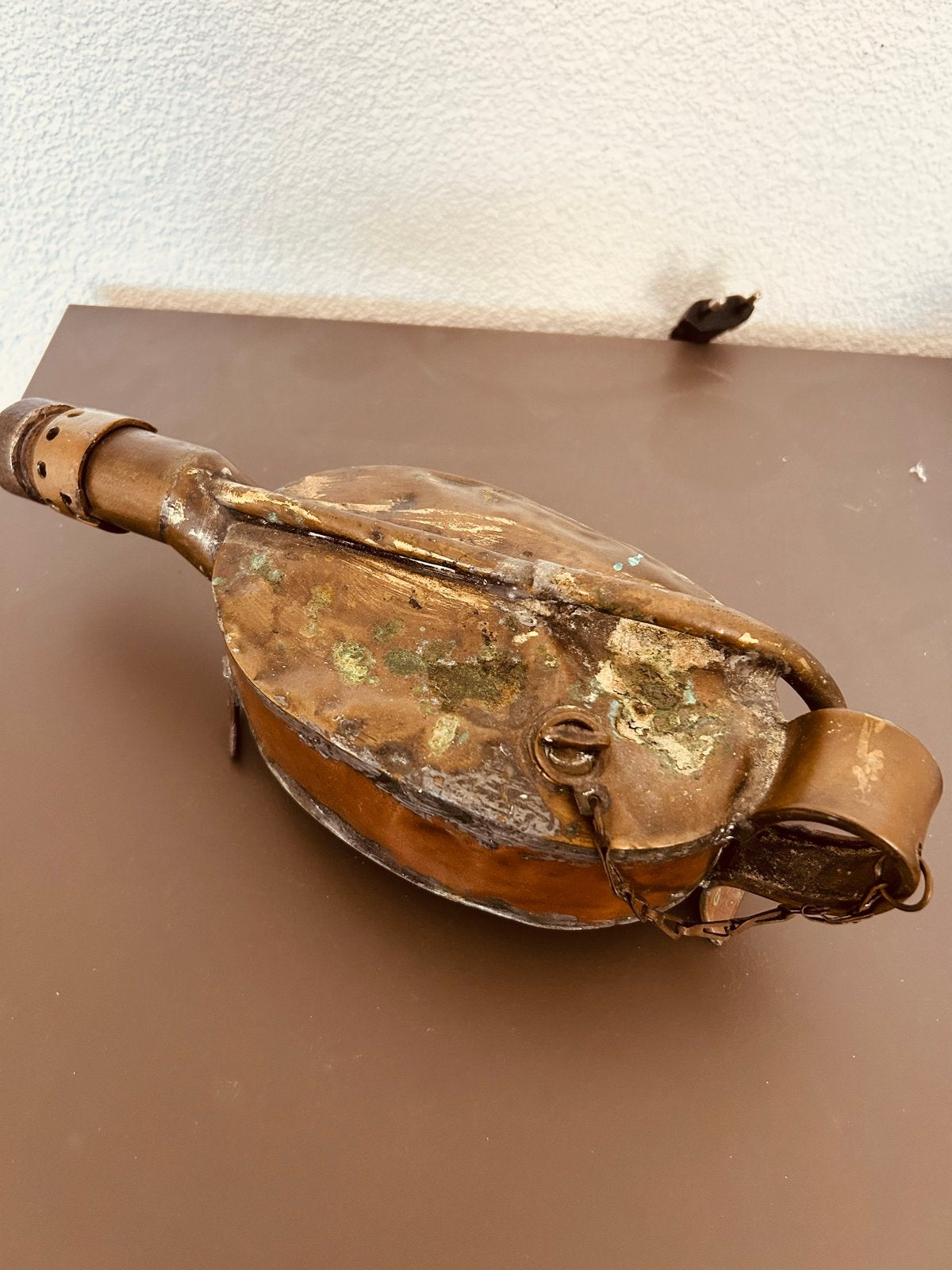 Antieke koperen brander, Antiek en Kunst, Ophalen of Verzenden, Koper