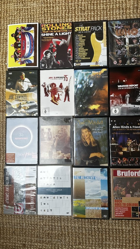 DVD's muziek veel prog, Cd's en Dvd's, Dvd's | Muziek en Concerten, Alle leeftijden, Ophalen of Verzenden, Zo goed als nieuw, Concert