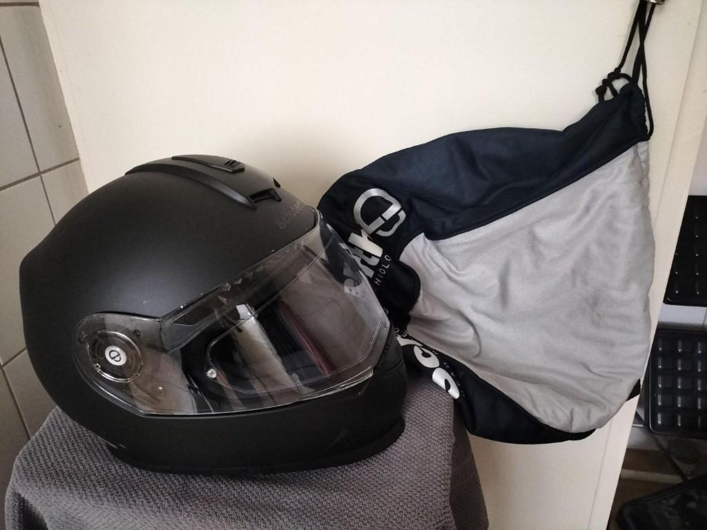 motorhelm inclusief zonnescherm + hoes, Heren, XL, Integraalhelm, Tweedehands
